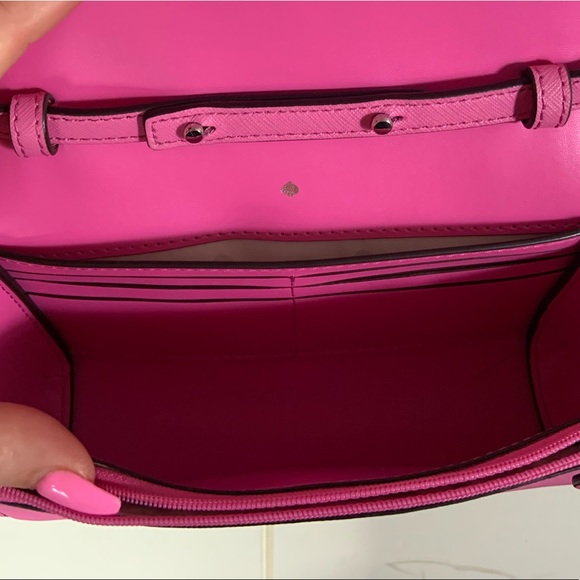 Kate Spade pink cross body purse - Picture 3 of 4